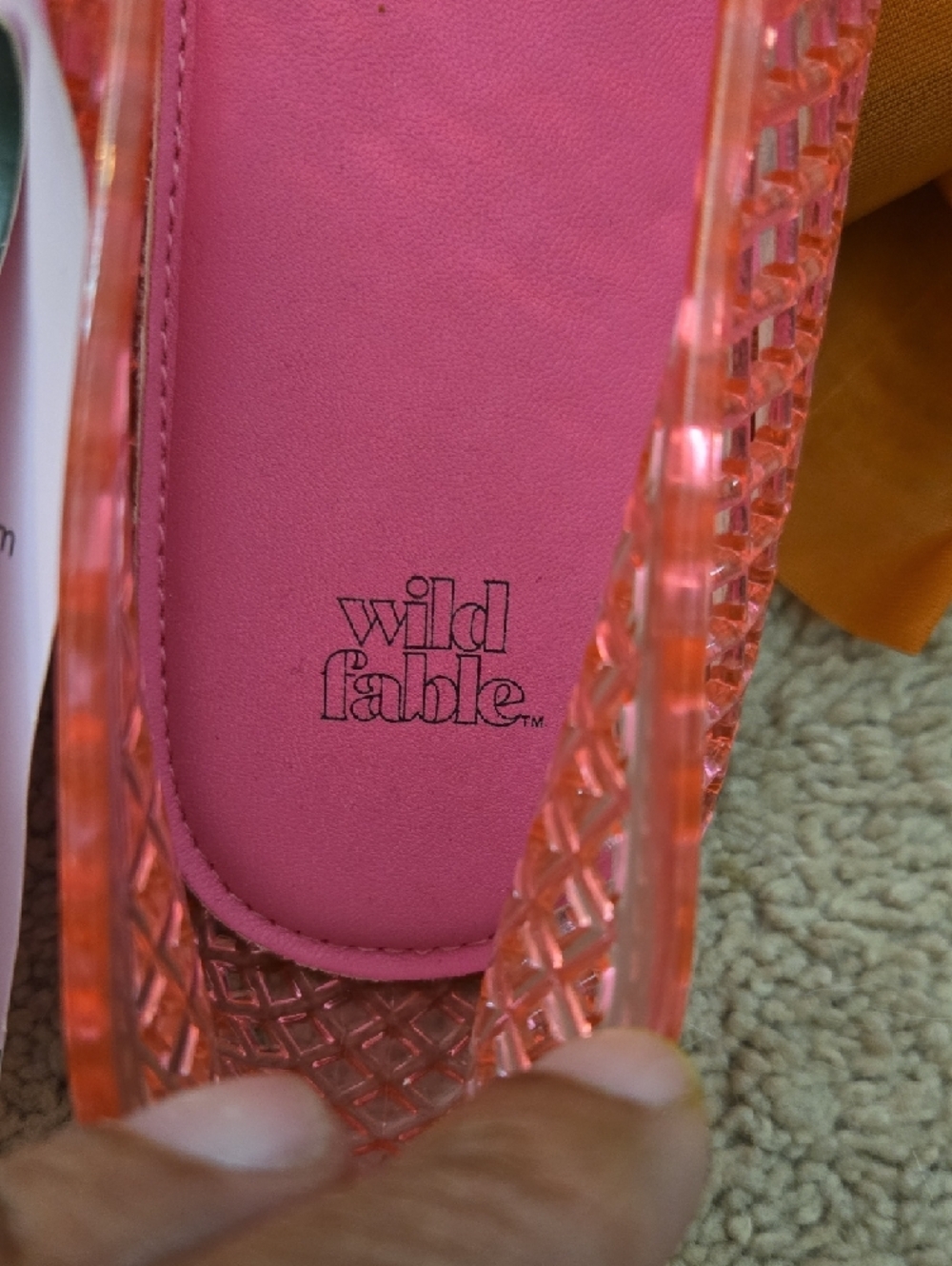 Melissa Pink Lattice Jelly Flats - Picture 2 of 3